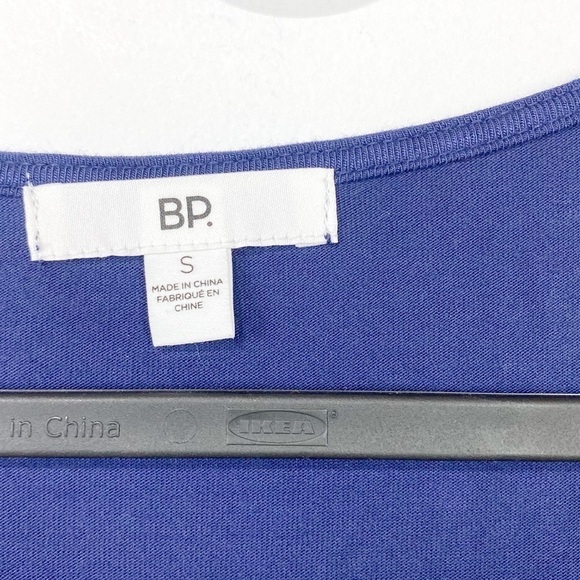 Bp. Large Long Sleeve Wrap Minidress Dress Womens Navy Blue Size Small NWOT - Picture 2 of 10